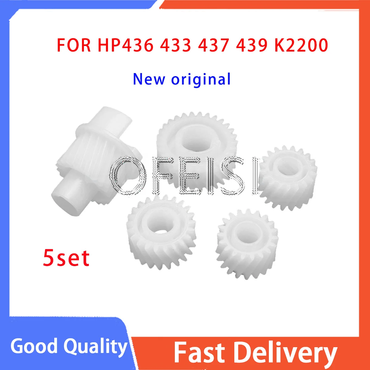 5set X Developer Drive Gear for Samsung SL-K2200 SL-K2200ND SL K2200 K2200ND 2200ND 2200 for HP M436 M436nd M436dn M436n 437 433