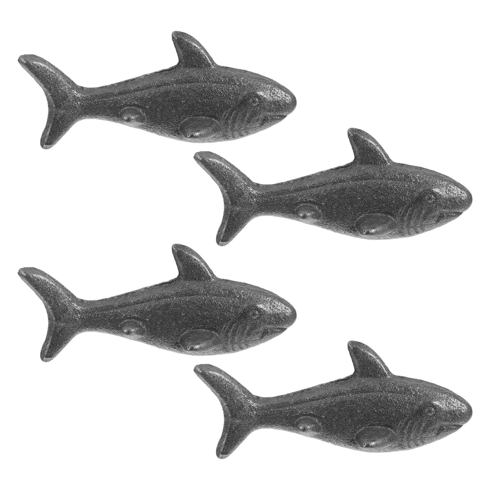 

4Pcs Cast Iron Fish Cooking Tool Safe Iron Cooking for Pregnant Women Athletes Lucky Lron Fish Vegan Anemia Solution