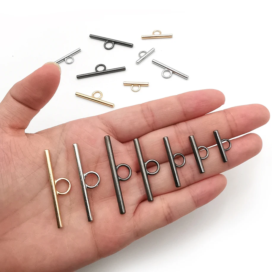 10 Stück OT verstellbare Metallschnalle Clip Rand Anker Stecker Hardware für DIY Schmuckherstellung Halsketten Armbänder Haken Zubehör
