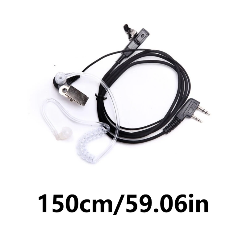 Écouteurs Radio bidirectionnels de 150cm, pour BAOFENG BF-888S, oreillettes de remplacement, Tube acoustique à Air caché, casques avec micro