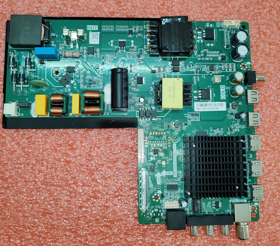 

TP.SK636.PC821(T) 4K WiFi network TV motherboard, tested well, physical photo for 100--180V 560MA 138w 4g