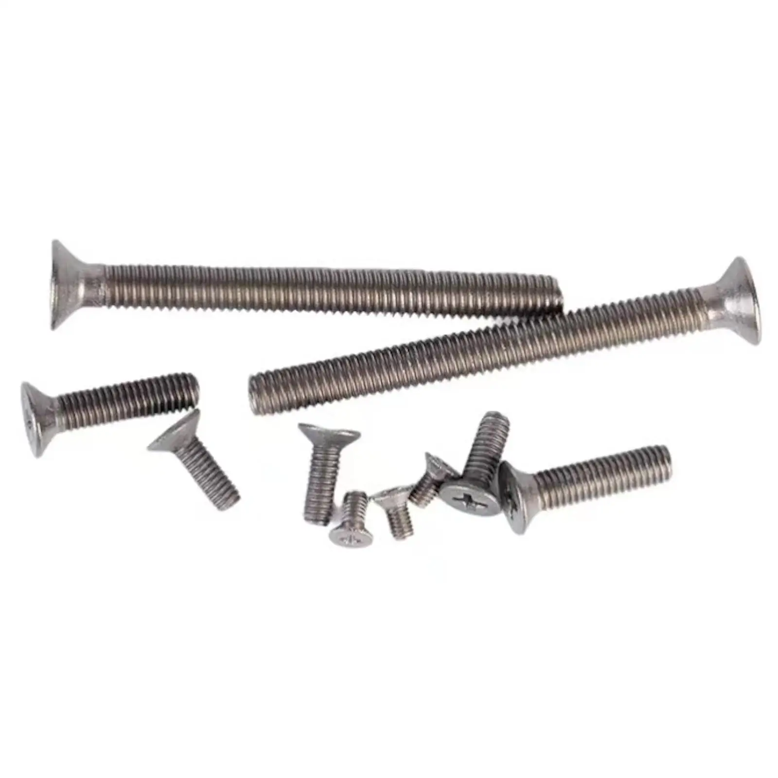 5pcs M3/M4/M5/M6 6/8/10/12/15/20/25/30/35/40/45/50/55/60mm TA2 GR2 Titanium Flat Pan Cap Cross Recess Screw Bolts