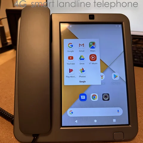 Android LTE Sabit Kablosuz sabit hat 4G SIM ağ görüntülü telefon glob evrensel yaşlı WIFI video cep telefonu ev ofis