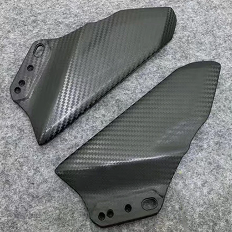 Motorcycle Winglets For Kawasaki Ninja ZX-6R 2019 2020 2021 2022 2023 2024 Front Fairing Aerodynamic Wing NINJA ZX6R Carbon