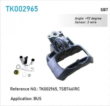 TK002965 TSB7461RC High Quality Auto Brake Calipers Automotive System Accessories for Bus Car