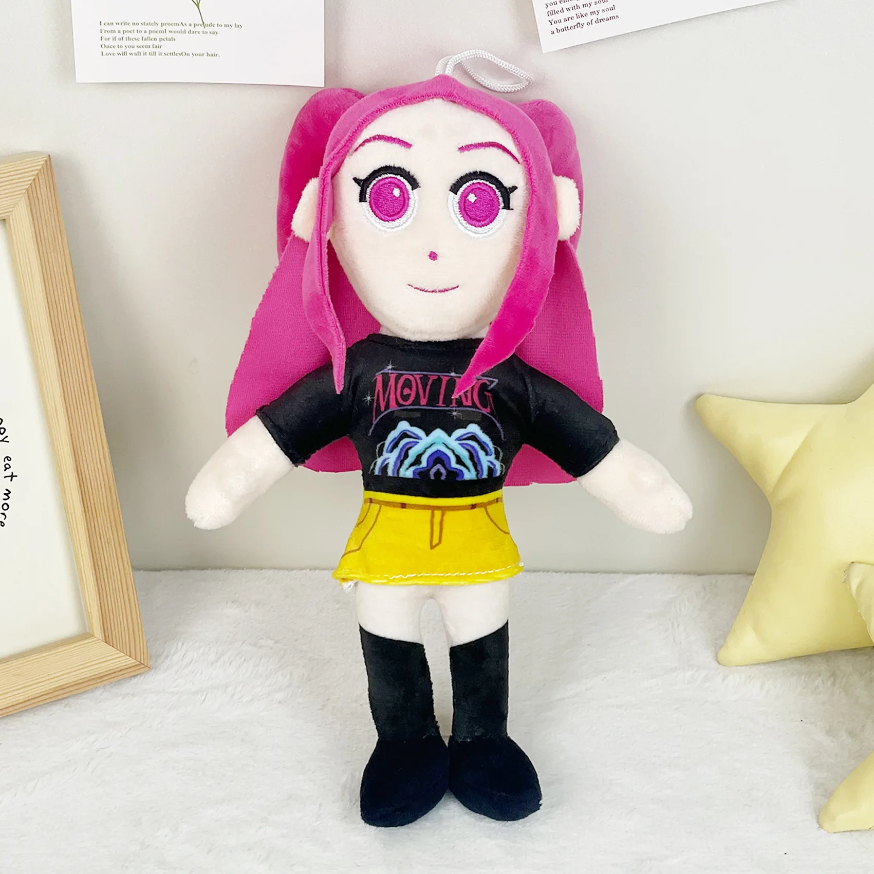 Nueva tendencia de juguete de peluche Kpop Demon Hunters Rumi Mira Zoey Tigre Animal juguetes de peluche niño banda figura de Anime juguete de peluche para regalo de Fans