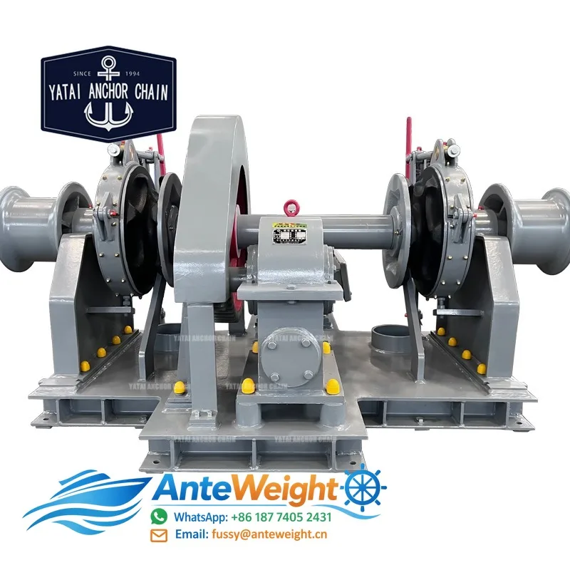 Marine Horizontal Electric Anchor Windlass Heavy Duty Electric Anchor Winch for Cargo Ship Vessel