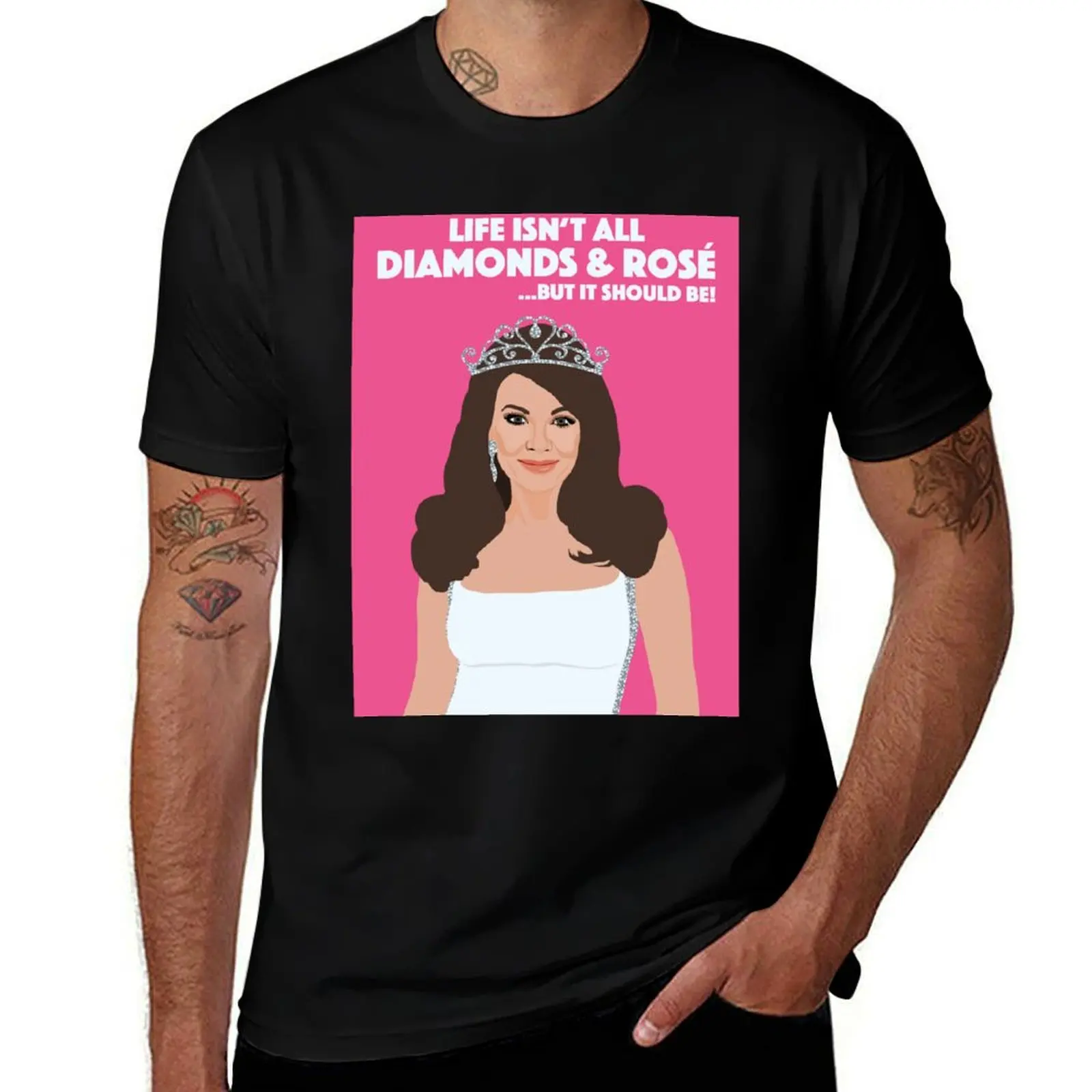 

LISA VANDERPUMP Life Isn't All Diamonds and Rose RHOBH (Real Housewives of Beverly Hills) T-Shirt