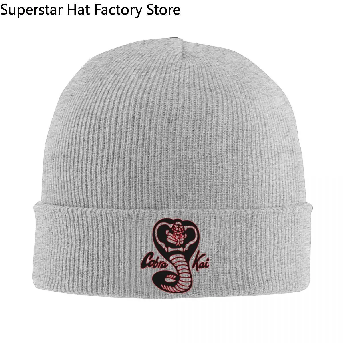 

Karate Cobras Kai Snake Bonnet Hats Beanie Hats Custom Knitted Hat Autumn Winter Cute Men Women Gym Warm Soft Cap