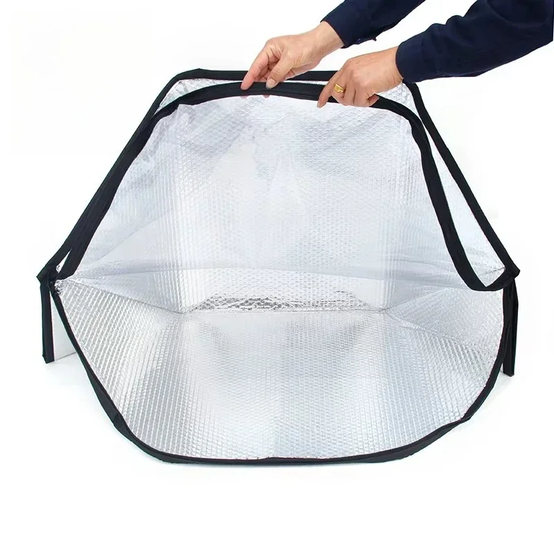 Low carbon environmental protection solar oven, camping simple solar oven baked goods