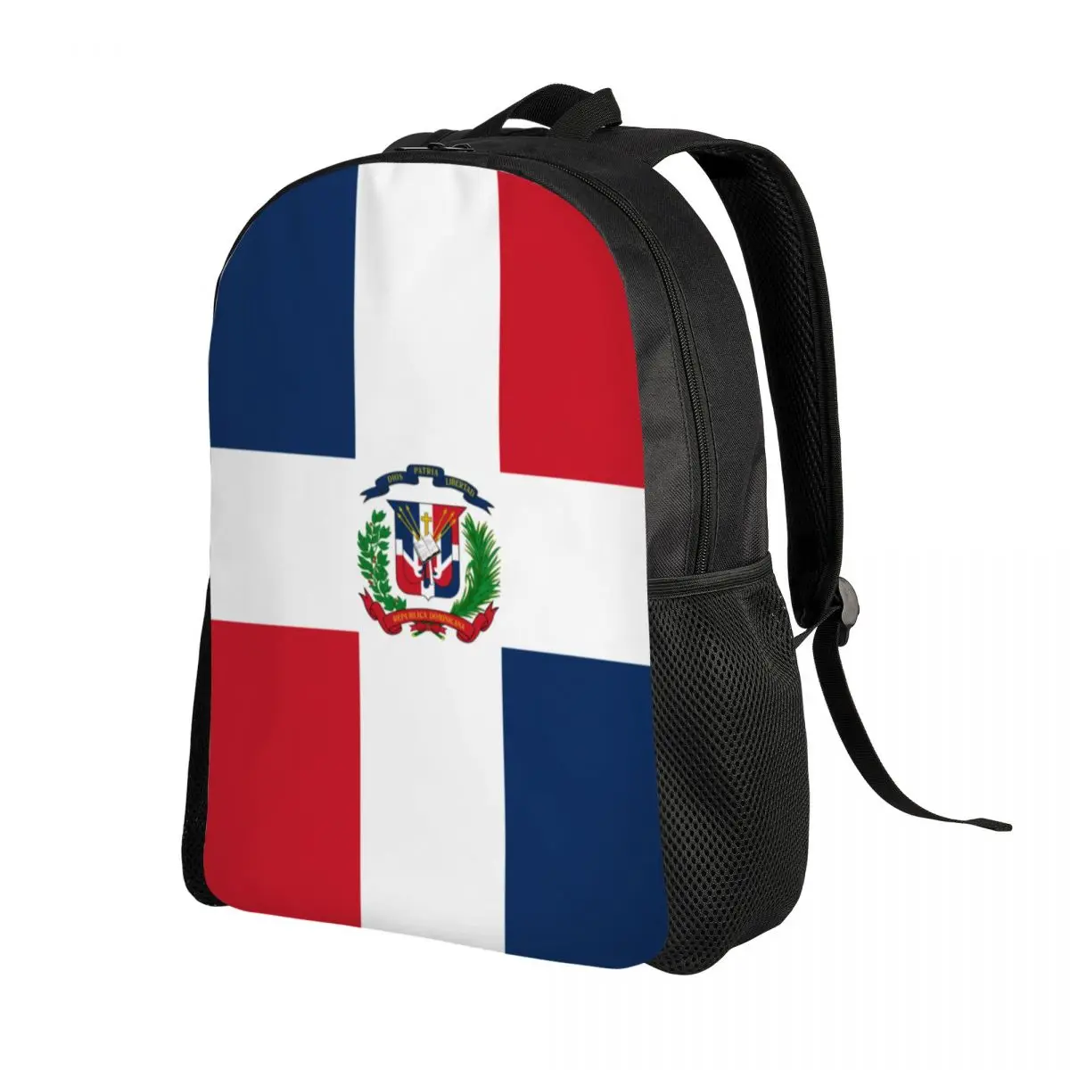 Custom Dominican Republic Flag Travel Backpack Men Women School Laptop Bookbag College Student Daypack Bags