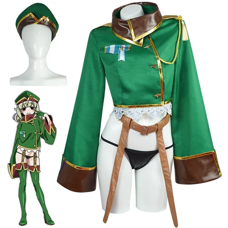 Novo anime araga kiwi cosplay traje adulto feminino meninas uniforme militar terno festa de halloween outfit