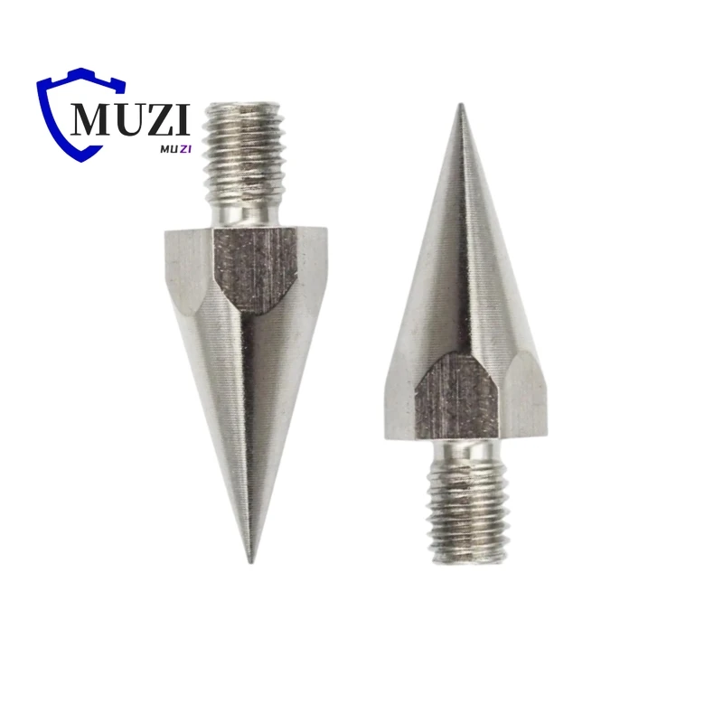 Wholesale M10 Prisms Pole Point GPS Pole Tip Prisms Mini Centering Rod Stainless Steel Replacement Point with 1/4