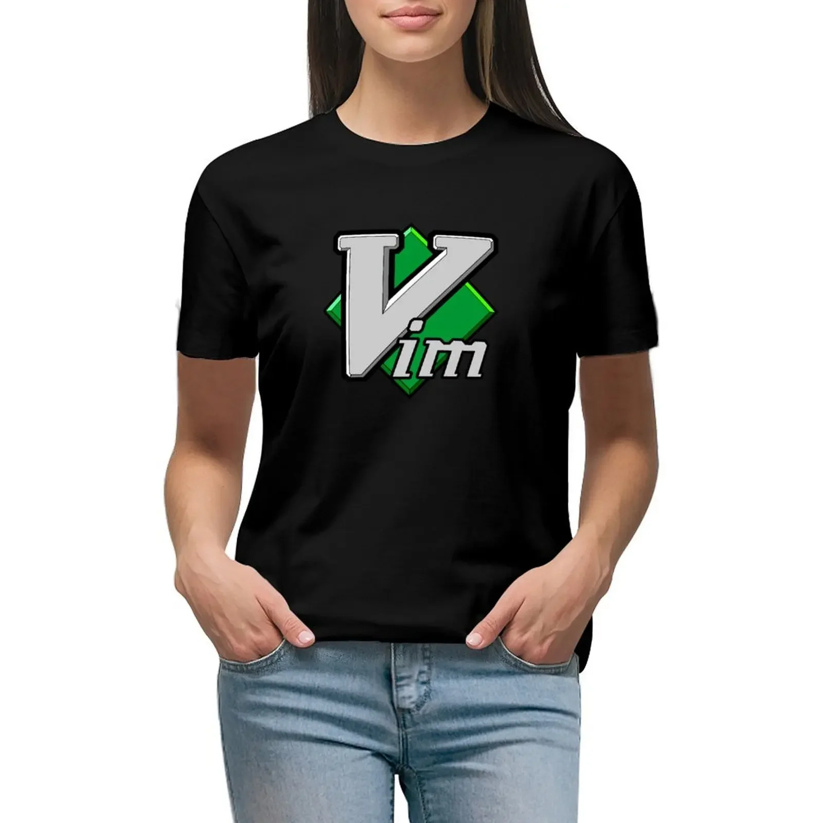 

VIM T-Shirt kawaii clothes plus sizes oversized customs design your own ariat shirts for Women