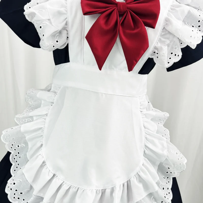 Japanese JK Internet Celebrity Live Streaming Host Soft Girl Universal Maid Apron COSPLAY Apron COS Accessories