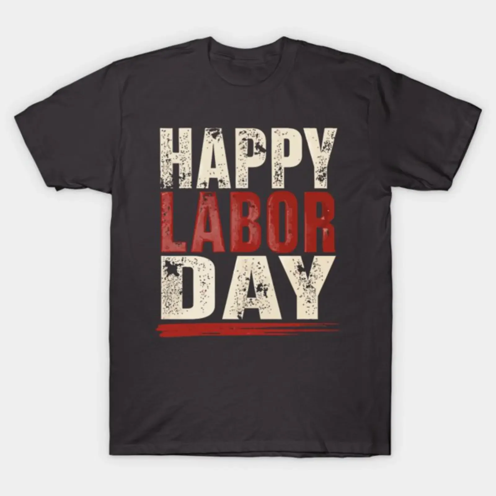 Happy Labor Day Union Cotton T shirt vintage Washed Breathable Soft Versatile streetwear Top For Everyday Wear Casual Unisex