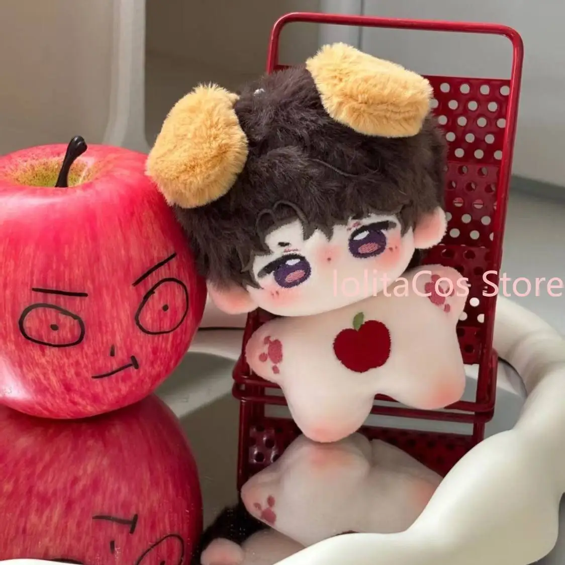 Love and Deepspace Caleb 10cm Cute Plush Doll Starfish Body Cotton Stuffed Toys Fluffy Pendant Keychain Girl Gift Xmas Birthday view 2