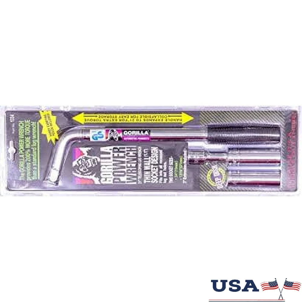 

Ключ с телескопической ручкой и удлинителем и тонкими стенками. Легкое снятие гайки с проушинами и улучшенным рычагом.