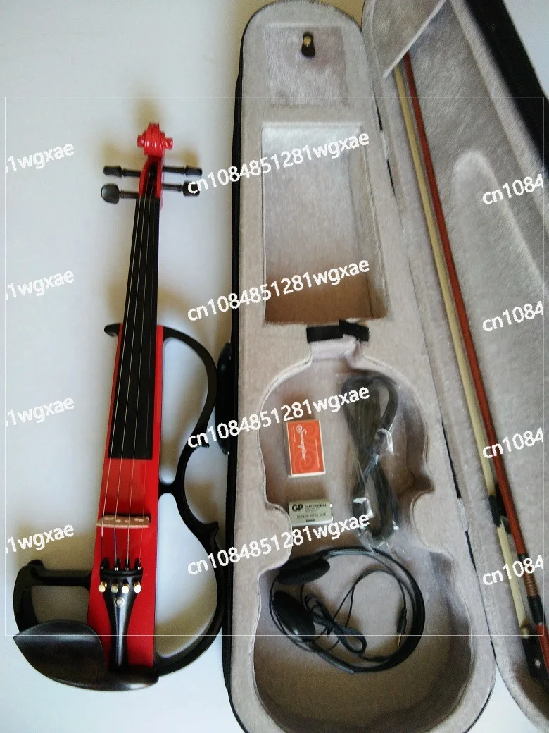 4/4 Maple Solid Wood Color Blocked Electronic Violin Professional String Instrument Strong Tone Color All Handmade