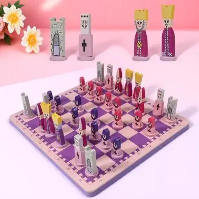 

and Adults Chess Set with Wooden Board Travel Friendly Educational Chess Game Perfect for Family Entertainment
