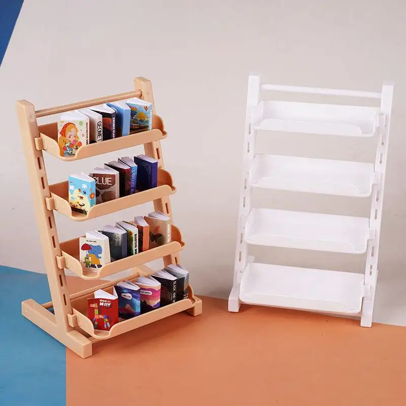 

1:12 Scale Miniature Bookshelf with 20 Books Perfect for Dollhouse Decoration and Imagination Play