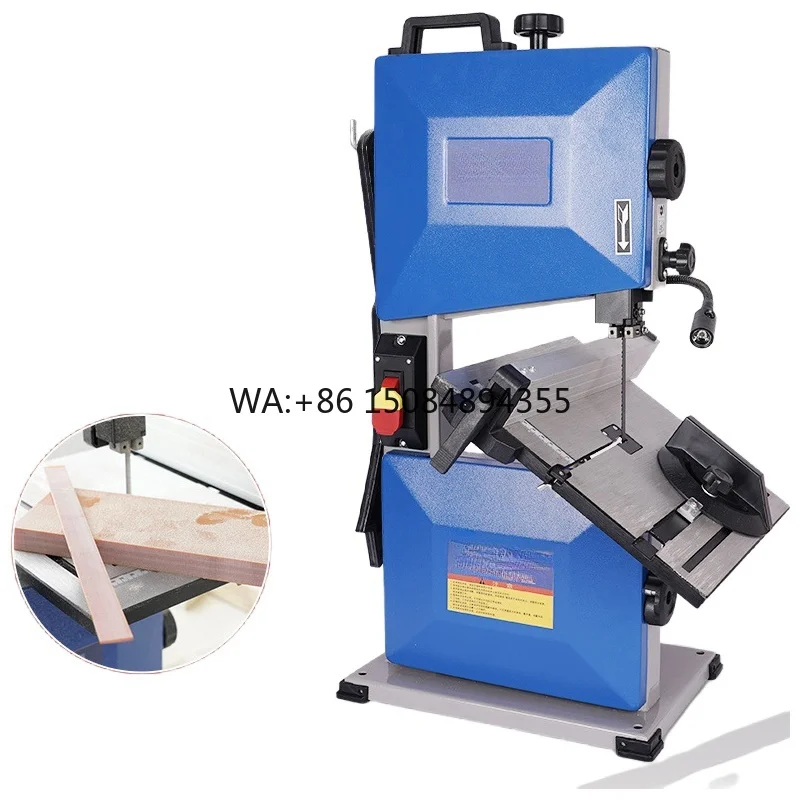370W Orange Magnifying Glass Vertical Band Saw Machine for Wood Cutting