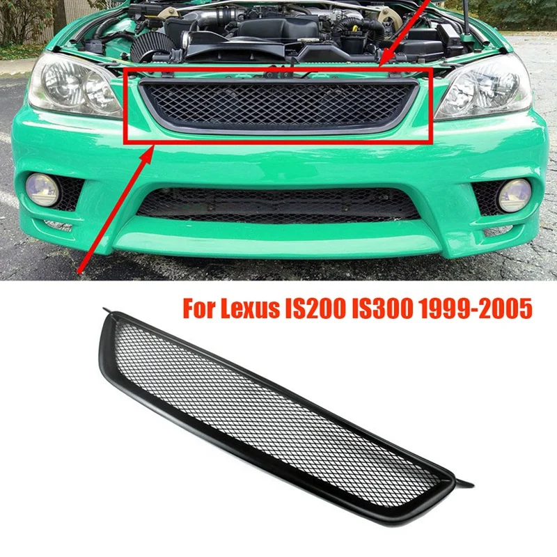 Auto Motorkap Racing Grill Voor Lexus IS200 IS300 1999-2005 Bumper Luchtinlaat Grille Beschermende Mesh Radiator cover Vervanging