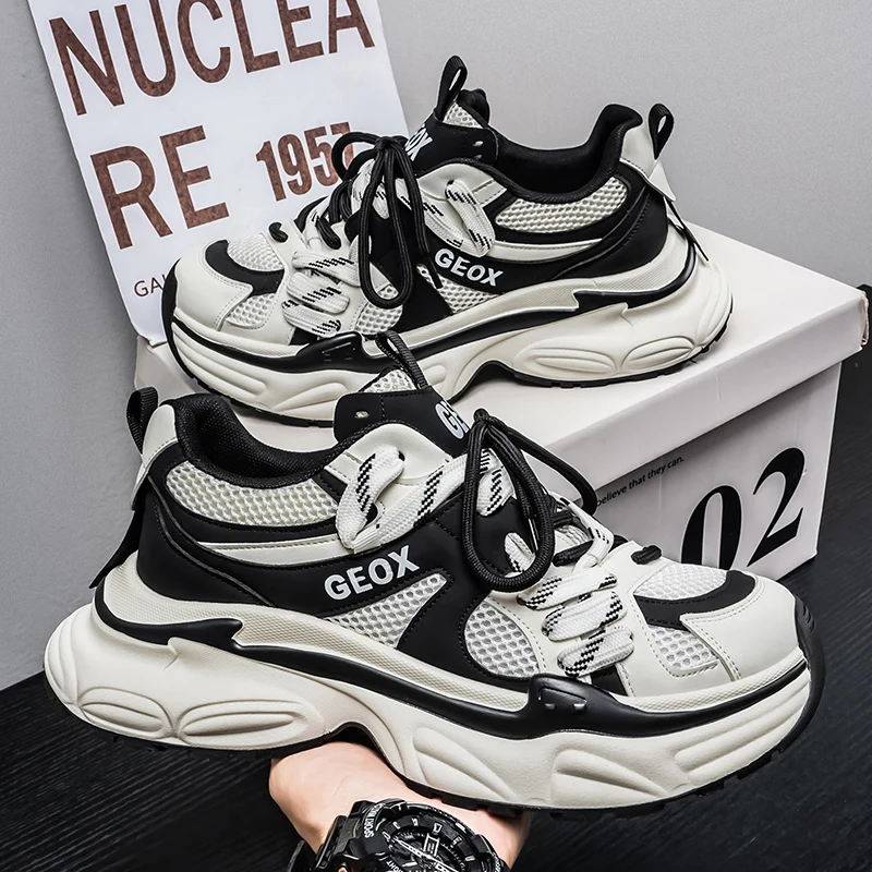 Men's Casual Sneakers Spring Summer New Breathable Soft-sole Anti-slip Outdoor Running Shoes Fashion Students Speed Sports Shoes