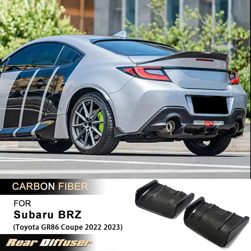

Задний диффузор-спойлер для Subaru BRZ Toyota GR86 Coupe 2022 2023, гоночный задний обвес, карбон