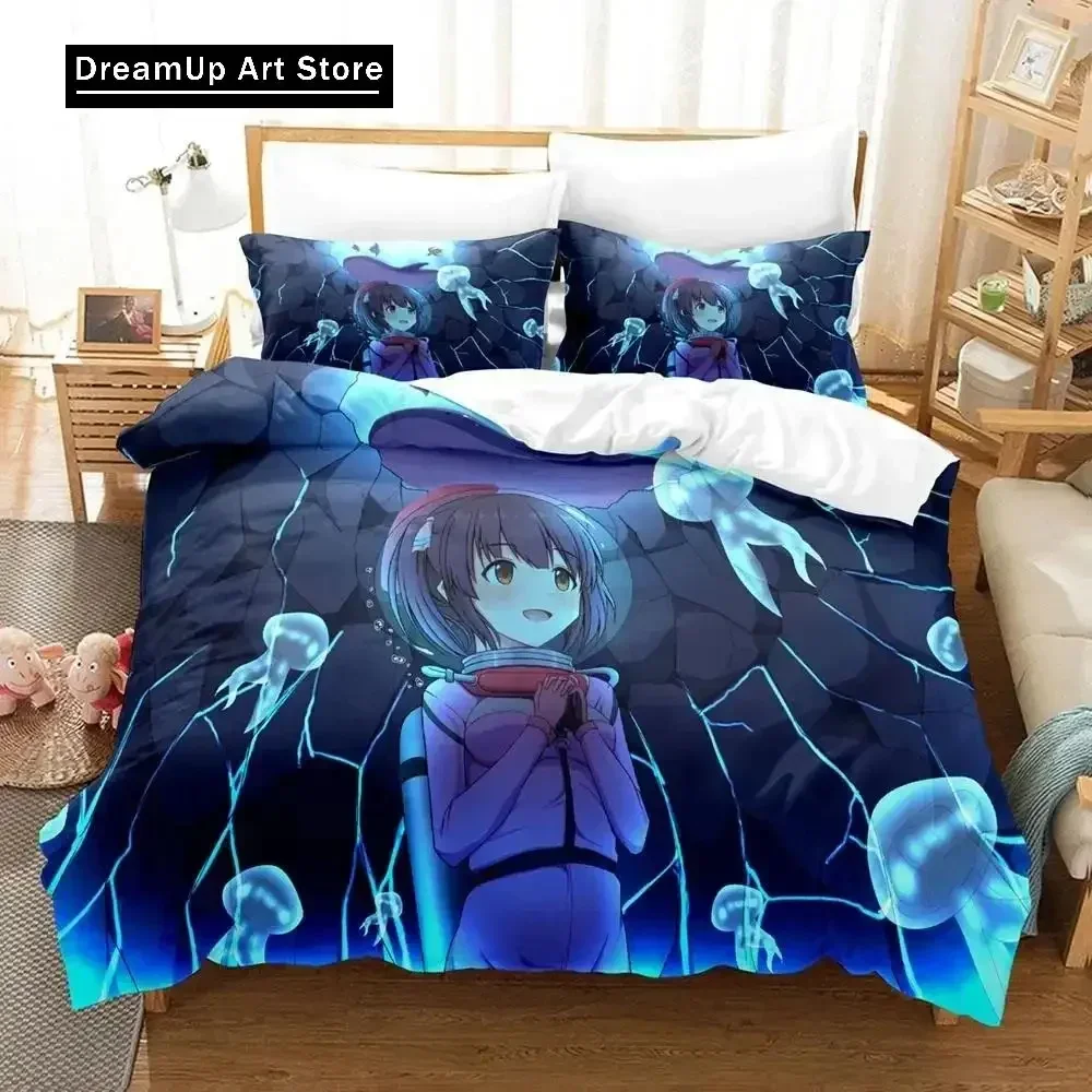 

Модный комплект постельного белья с 3D принтом аниме Chieri Ogata для мальчиков и девочек Twin Queen, полноразмерный пододеяльник, наволочка, кровать для взрослых, спальня