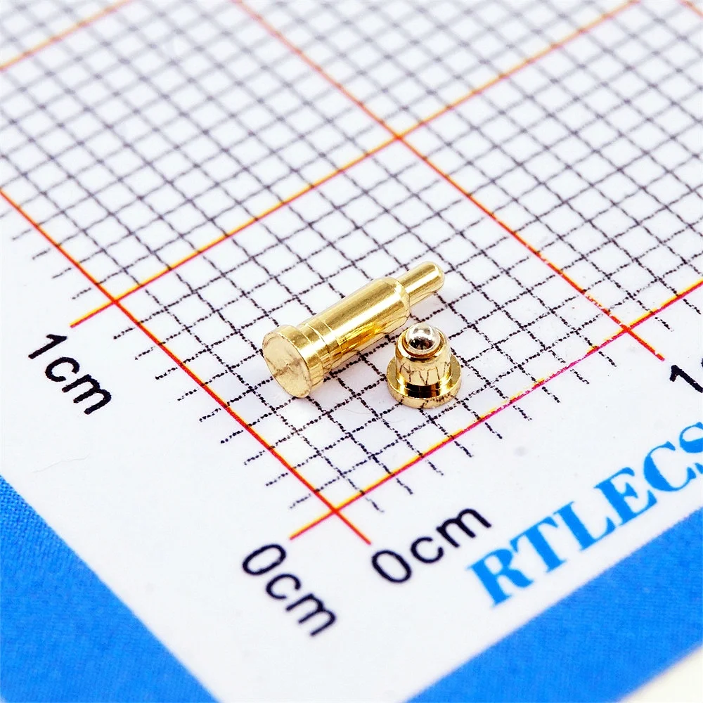 5-100 sztuk złącze szpilkowe Pogo Pin sprężyna baterii załadowany skontaktuj się z SMD PCB 1.6 1.8 2 3 4 5 6 7 8 9 10 10.5 22mm sondy pomiarowe