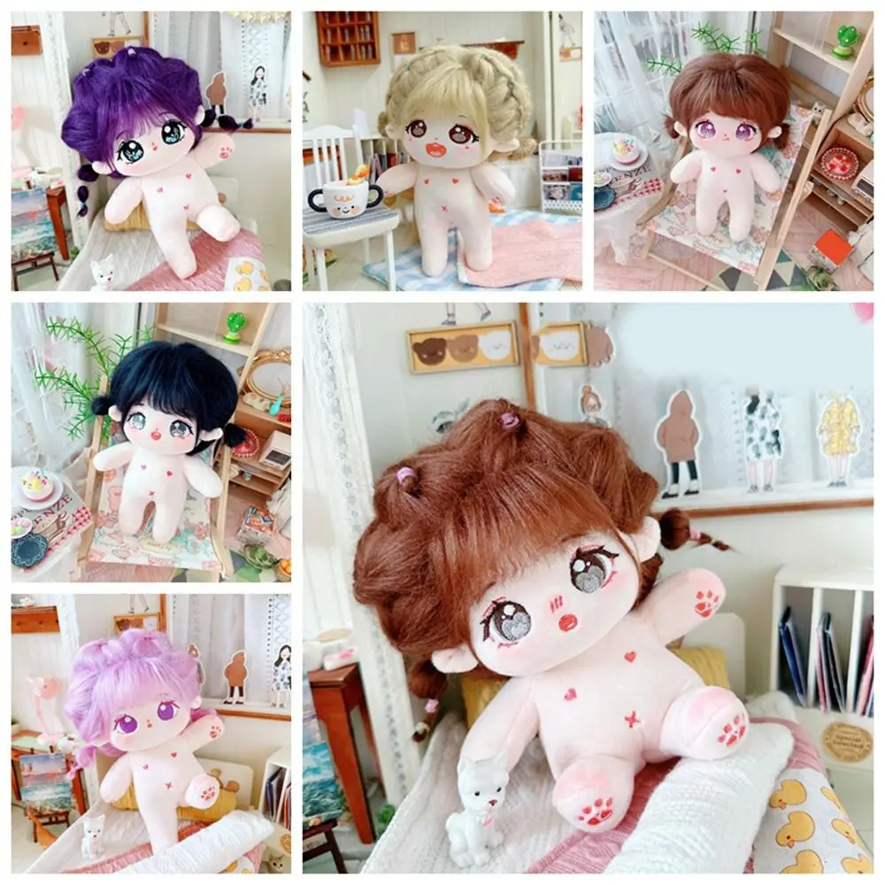 

Durable Plush 20cm Cotton Doll Can Be Placed in A Shape Soft Stuffed Dress Up Dolls Cartoon Anime Plush Doll