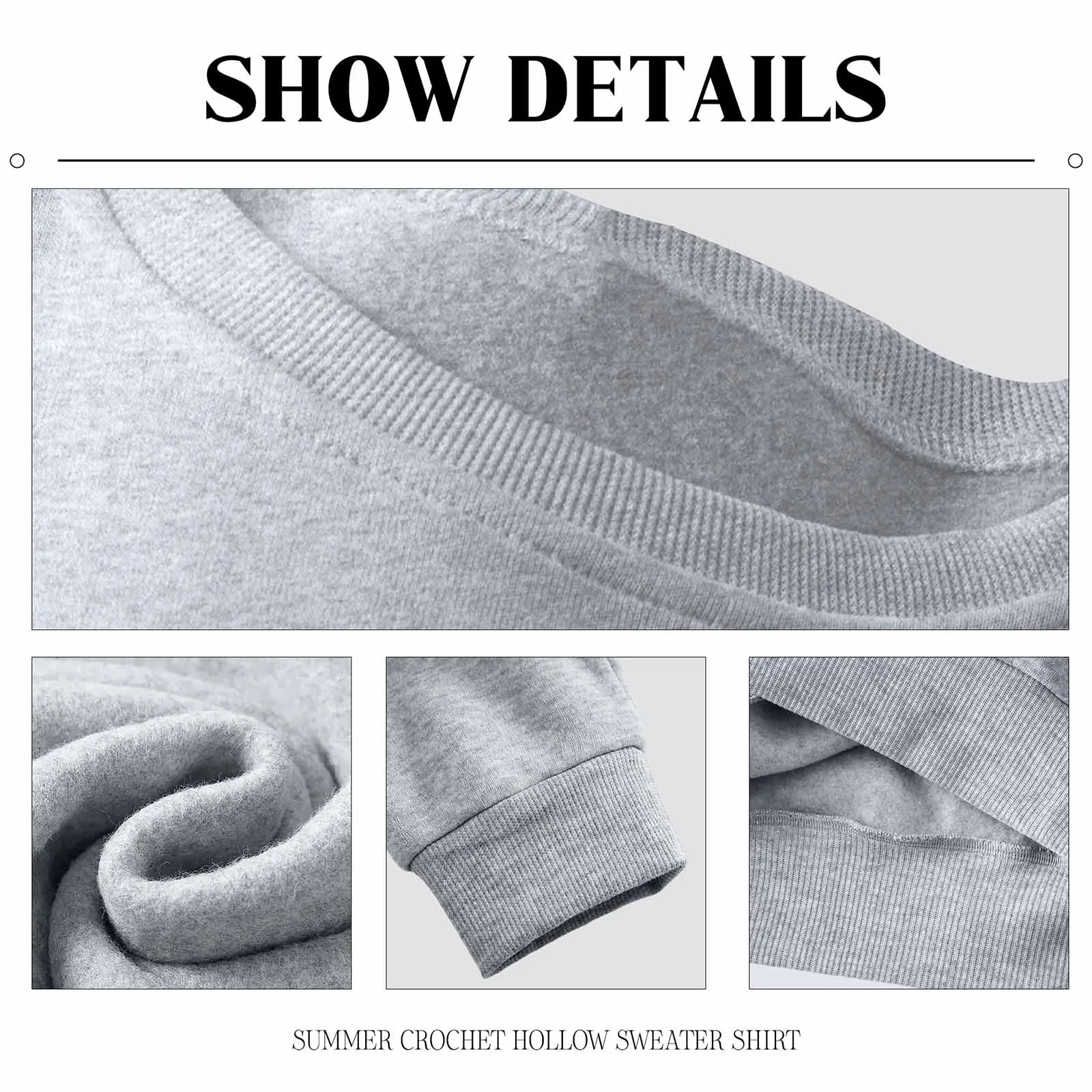 

Spring Fashion Round Neck Sweater Casual Sweater Autumn Winter Casual Wear Daily Wear Black Autumn Winter Style