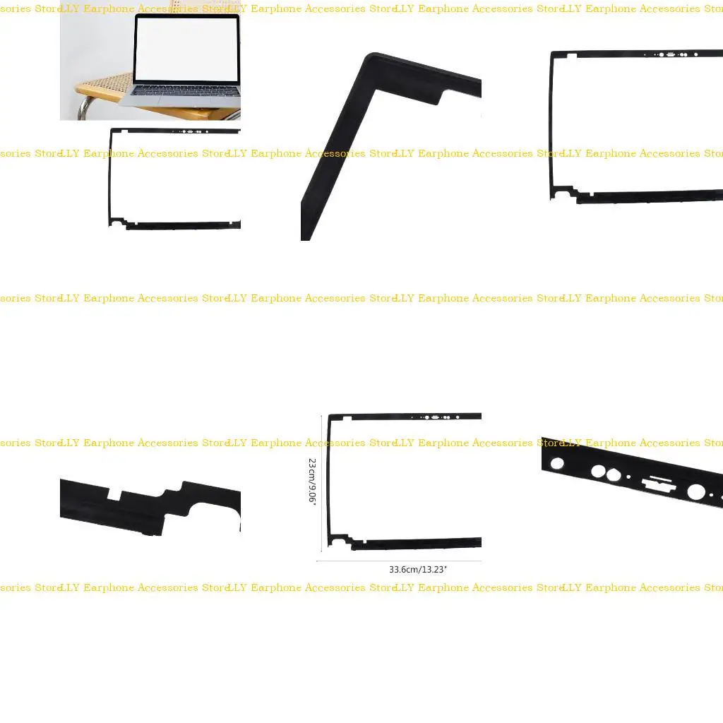 

462E Laptop Replacements LCD Front Bezel Case Cover for T470 T480 B Laptops LCD Front Bezel Frame Case Durable Replacements