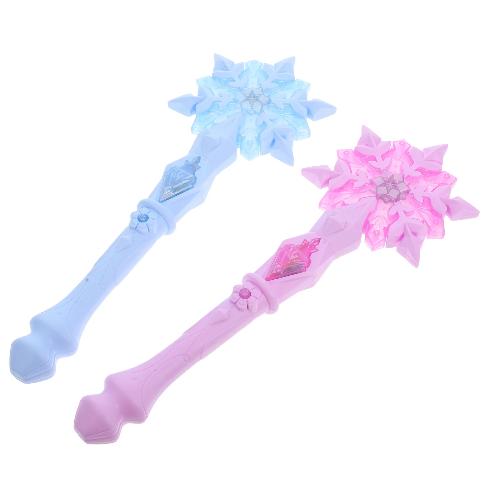 

2 Pcs Wand Child Glow Sticks Flashing Plastic Light up