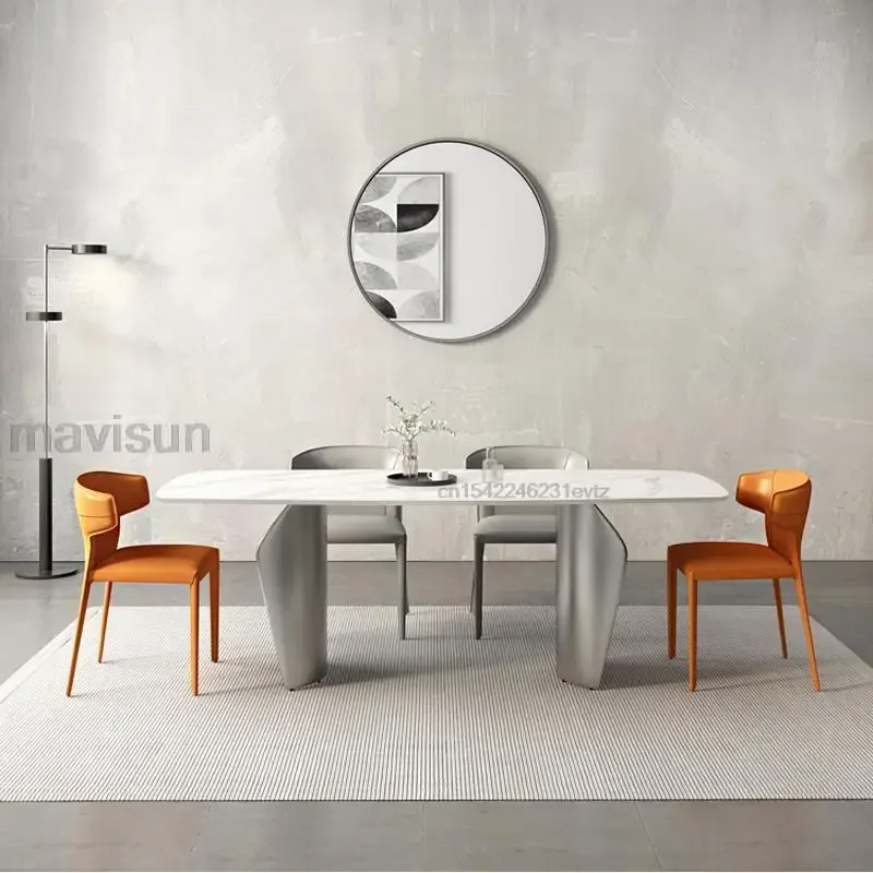 

Console Rectangle Dining Tables Balcony Security Design Apartment Dining Tables Kitchen Rock Desktop Mesa Cocina Home Furniture