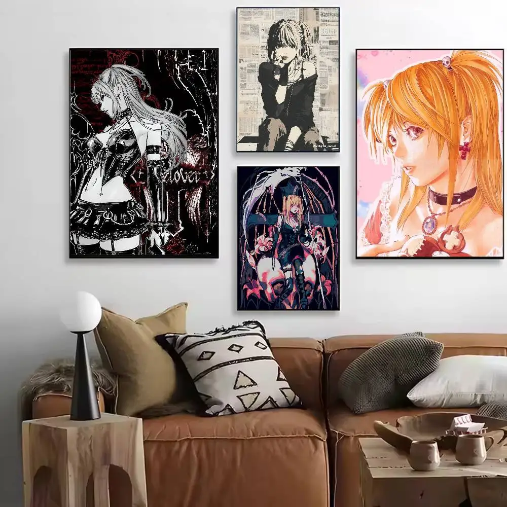 

Misa Amane Comic Character Poster Versatile HD Waterproof Wall Art Self-Adhesive Decor for Any Space Ideal Gift
