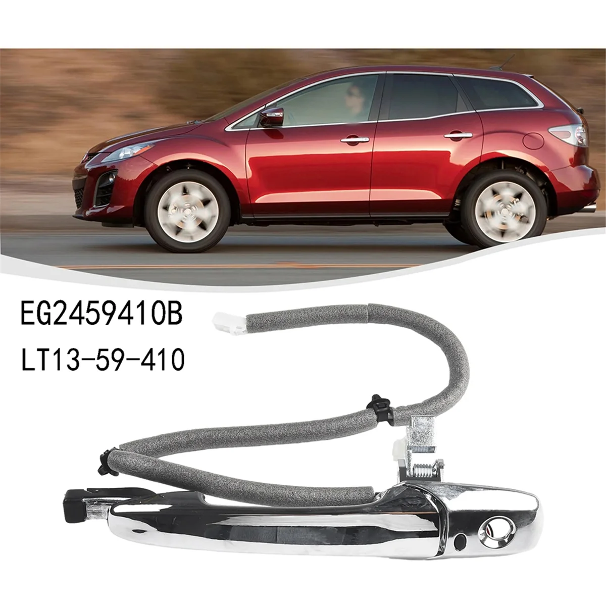 Car Front Left Smart Door Handle for Mazda CX-7 6 8 CX-9 RX-8
