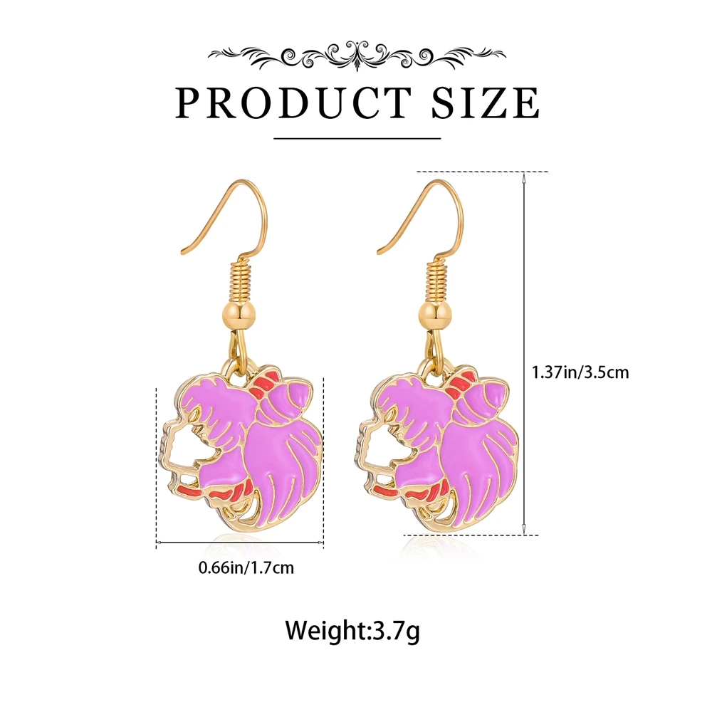 Anime Sailor Moon Drop Earrings Many Cartoon Characters Charm Girly Dangle Earrings Lovely Jewelry Gifts for Girls Women