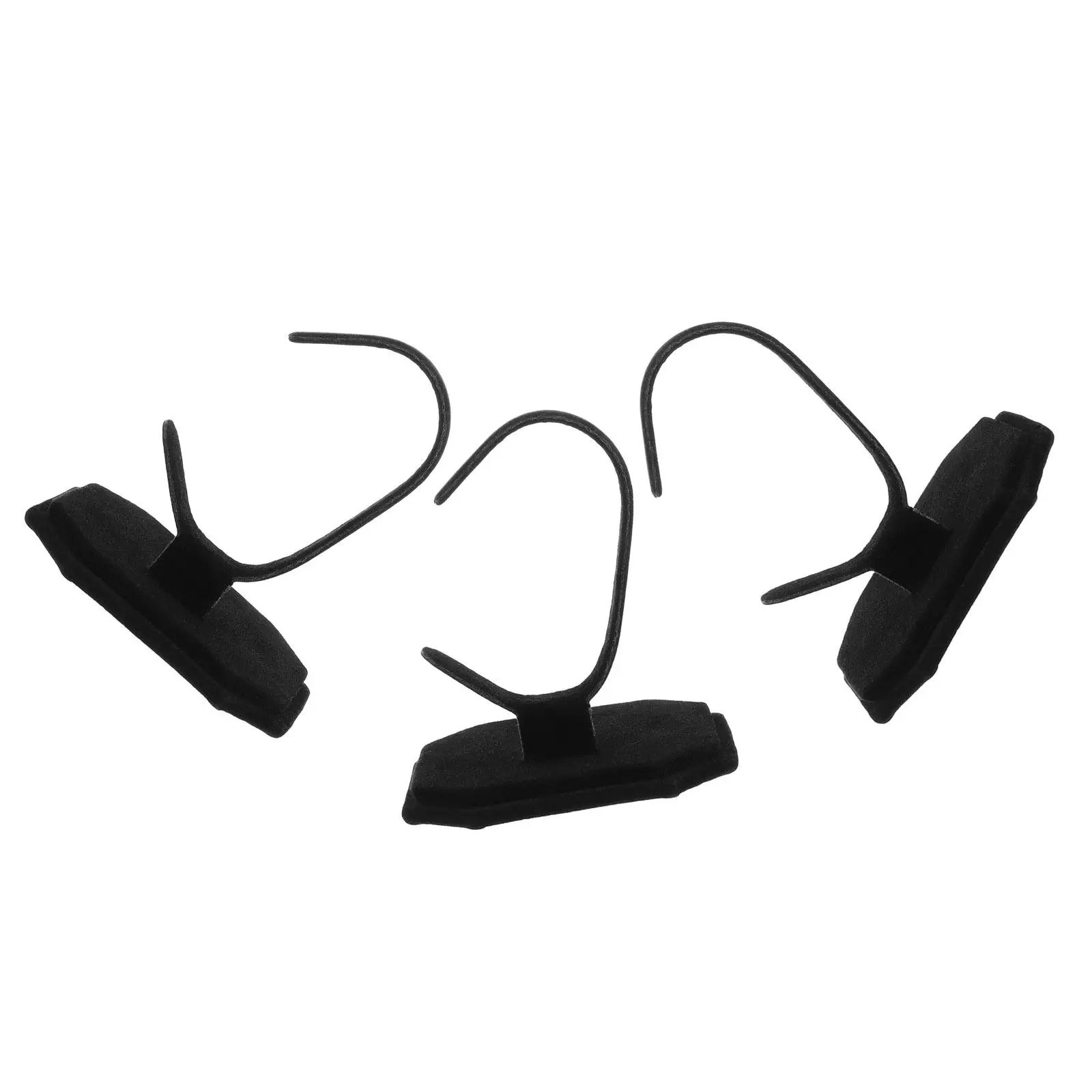 3Pcs Watch Stand Soft Fabric C Shape Display Organizer Jewelry Bracelet Holder Bangle Wristwatch Desk Rack Watch Cushion