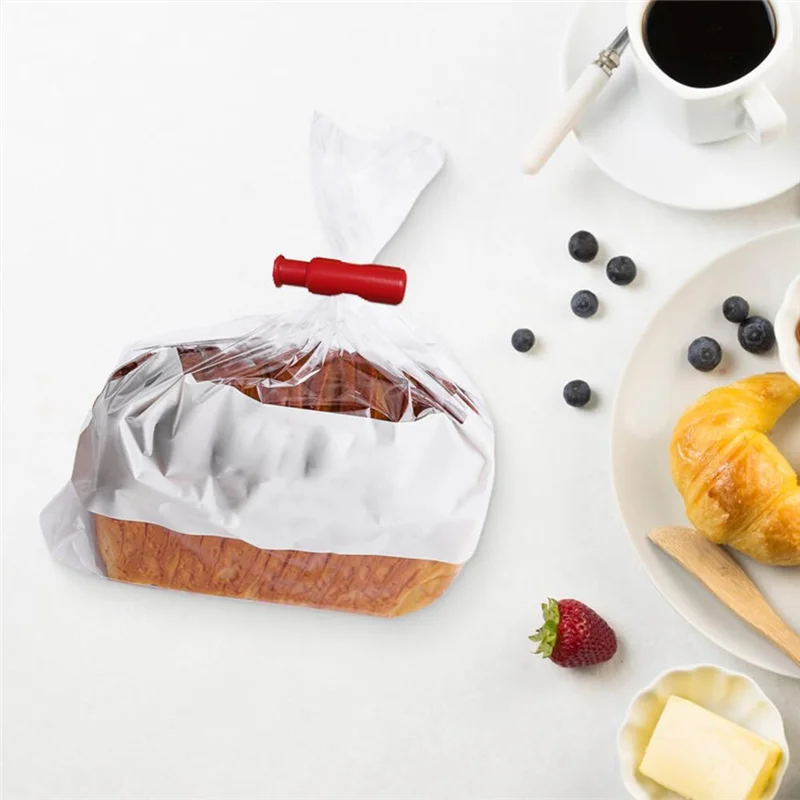 

24PCS Bag Clips, Snack Bread Sealing Clip, Squeeze And Lock Bread Bag Clips For Food Storage, Plastic Bag Clip