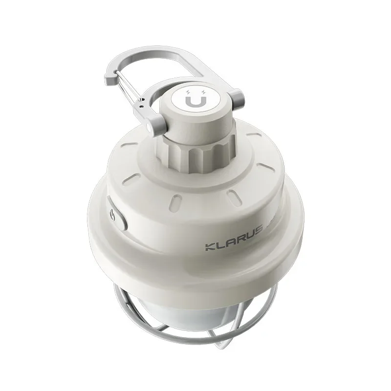 Klarus CL3 Rechargeable Camping Light / Portable Lantern, Adjustable 1300K/2700K/4000K for Multiple Scenarios, Magnetic Top