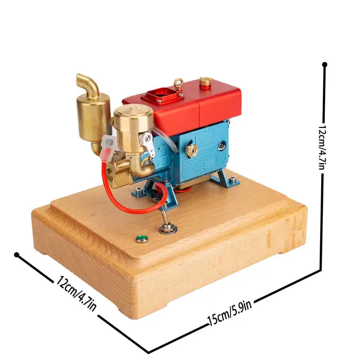 Single cylinder engine model can start the fuel engine desktop crafts ornament