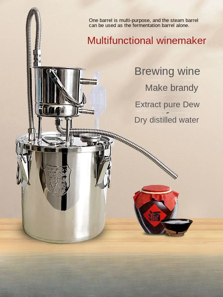 2024 new Small Wine-Making Equipment Steamed Wine Wine Making Device Distiller Distilled Water Wine Baking Machine