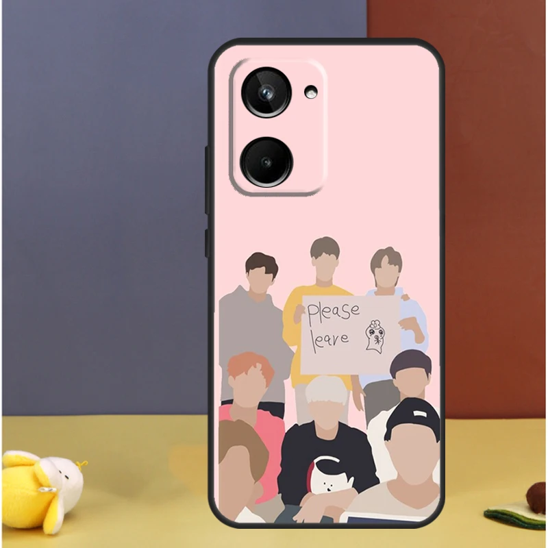 KPOP ATEEZ For Realme C25s C21Y C33 C55 C11 C15 C30 C53 C51 GT Neo 5 GT3 GT5 9 10 11 12 Pro Plus Case