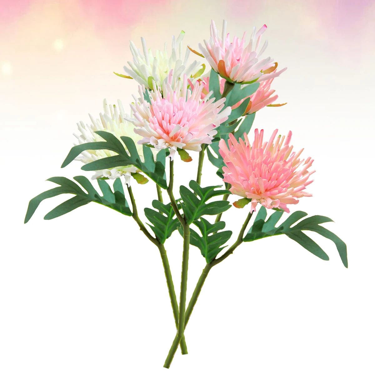 

3pcs Set Simulated Chrysanthemum Artificial Flowers Realistic Home Wedding Decoration Long-Lasting Flower -Friendly