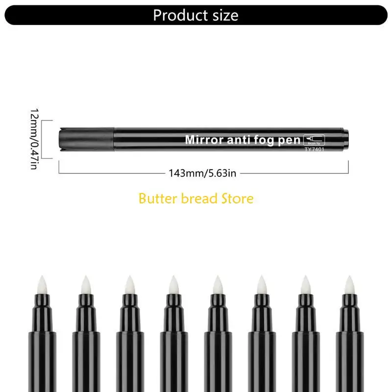 W89C แว่นตา Defogger ปากกา Anti Fogging ปากกาแว่นตา Defogger ปากกาสำหรับนักเรียนผู้ใหญ่กีฬาทำอาหารว่ายน้ำและหน้ากากสวมใส่