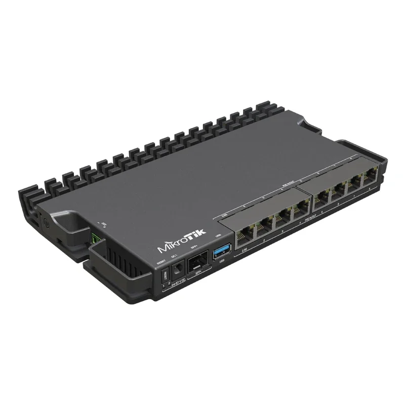 

Mikrotik RB5009UPr+S+IN RB5009 Router with PoE-In and PoE-Out On All Ports, Small and Medium ISPs. 2.5/10 Gigabit Ethernet SFP+