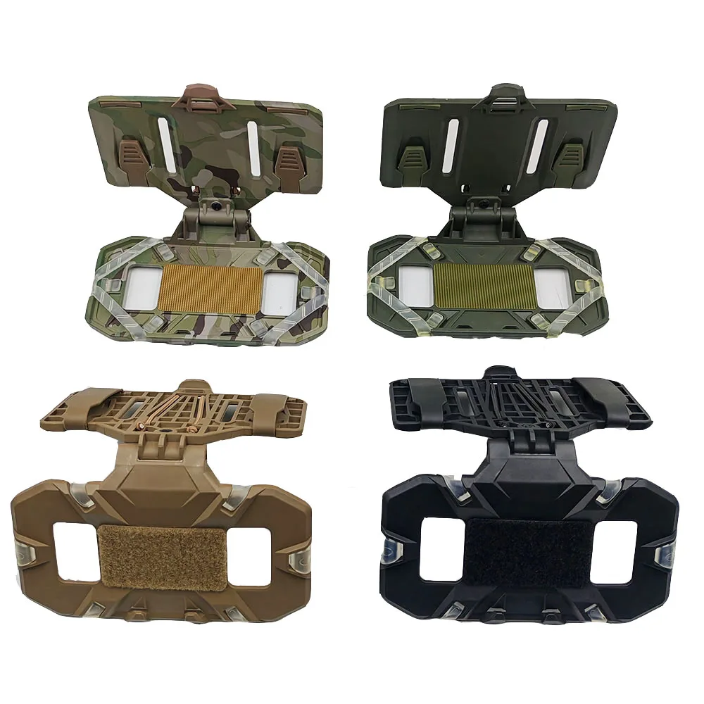 Tactical Navigation Board Folded Molle Phone Holder CS Military Airsoft Map Case Admin Panel for Screen Size 4.7-6.7in