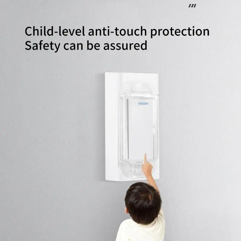 Transparente Lichtschalter-Sicherheitsabdeckung Kindersicherer Wandschalter-Schutz Verhindert Kinderberührung Wandschalter-Schutzvorrichtung 2 6 10 Stück Optional – Detail 8